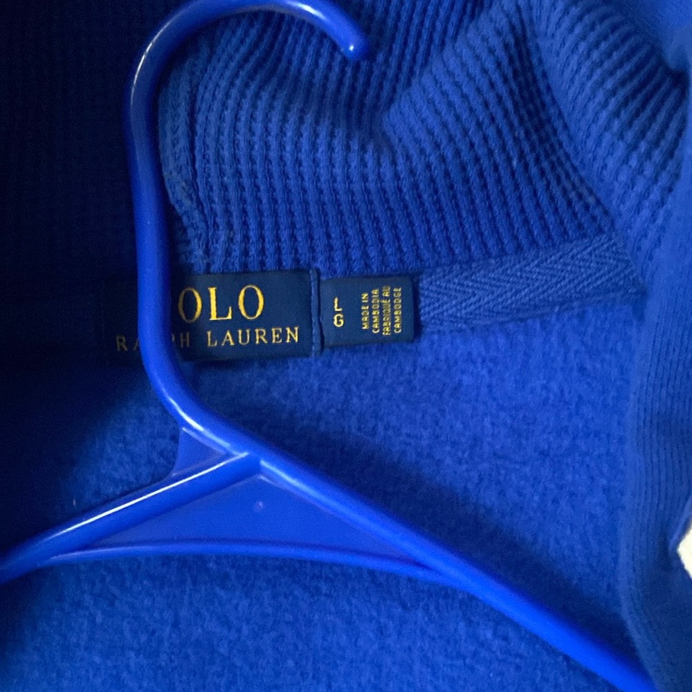 Polo Sweatsuit // Straight Leg Pants // Slightly Worn (Royal Blue)